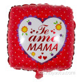 Te am globo de cumpleaños español Mama Foil Helium Ballon Ballon Day Glolesalers Mayoristas